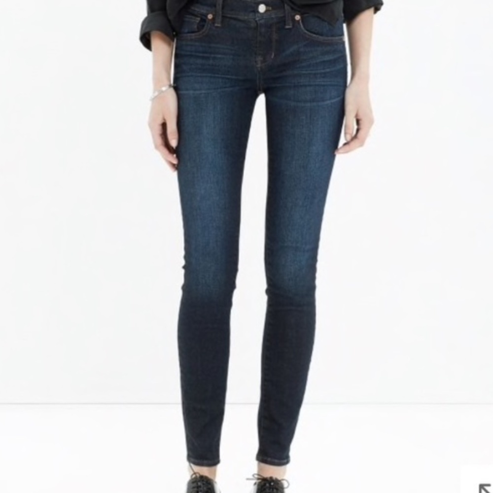 Madewell  8" Midrise Skinny Skinny Jeans, 28 REG